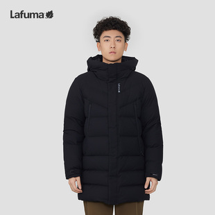 LAFUMA乐飞叶中长款 可拆卸帽保暖防寒服LMJU4DH80 鹅绒羽绒服男士