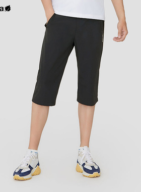 LAFUMA乐飞叶户外防泼水短裤男休闲跑步运动健身五分裤LMPA4BL31