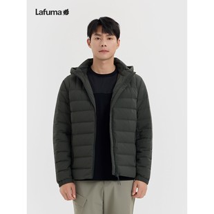 LAFUMA乐飞叶户外秋冬男士 连帽羽绒服保暖轻量防风防寒外套