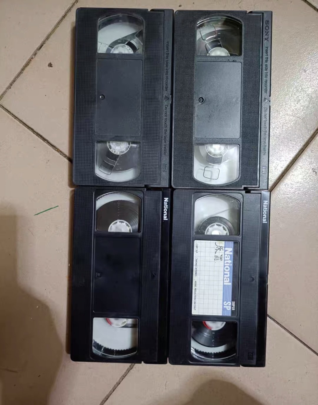 二手录像带当道具装饰品卖密室逃脱道具影楼怀旧道具收藏品
