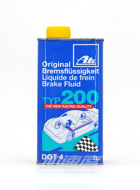 「加速度SpeedUP」实测干沸点283℃ 德国ATE TYP200 刹车油 1L