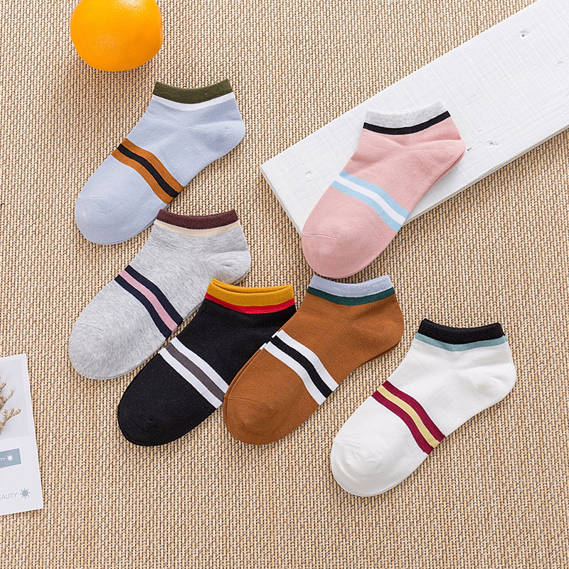 42新款短袜棉袜男女浅口可爱简约船袜