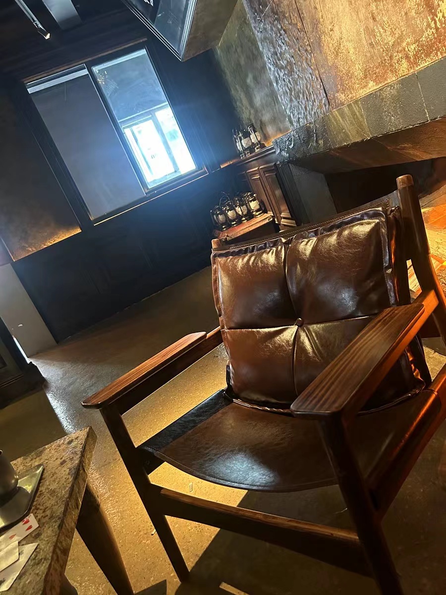 Yh北欧实木沙发椅日式简约