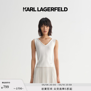 女士背心老佛爷231L2013 KARL LAGERFELD卡尔拉格斐2023年春夏新款