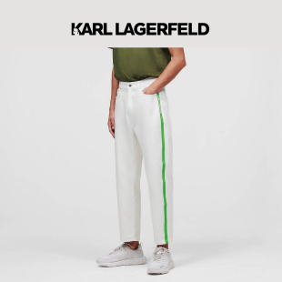 老佛爷231M1101 直筒男牛仔裤 LAGERFELD卡尔拉格斐春夏新款 KARL