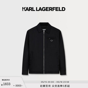 LAGERFELD卡尔拉格斐春夏新KL口袋装 KARL 饰男休闲夹克老佛爷