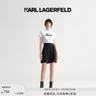 新款 女修身 LAGERFELD卡尔拉格斐2023夏季 KARL T恤老佛爷231L1703