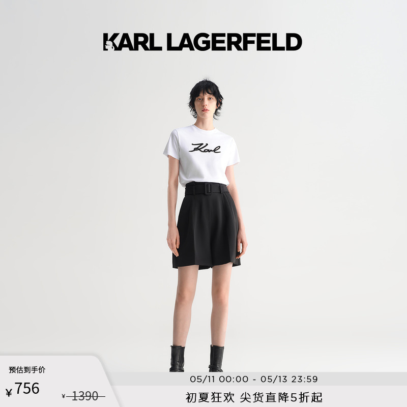 修身春季休闲短袖KarlLagerfeld