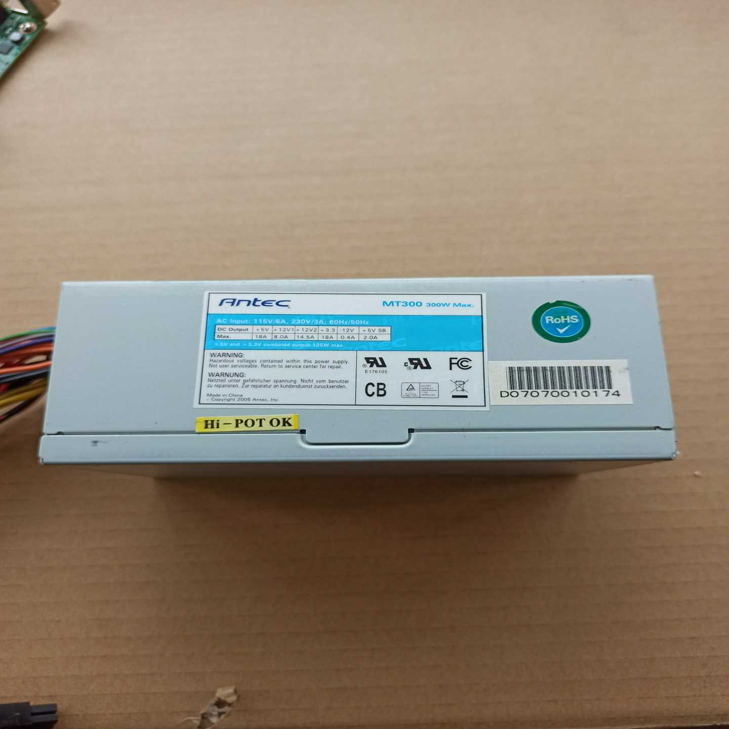 售前询价库存未用 10台antec 设备电源拍前询价