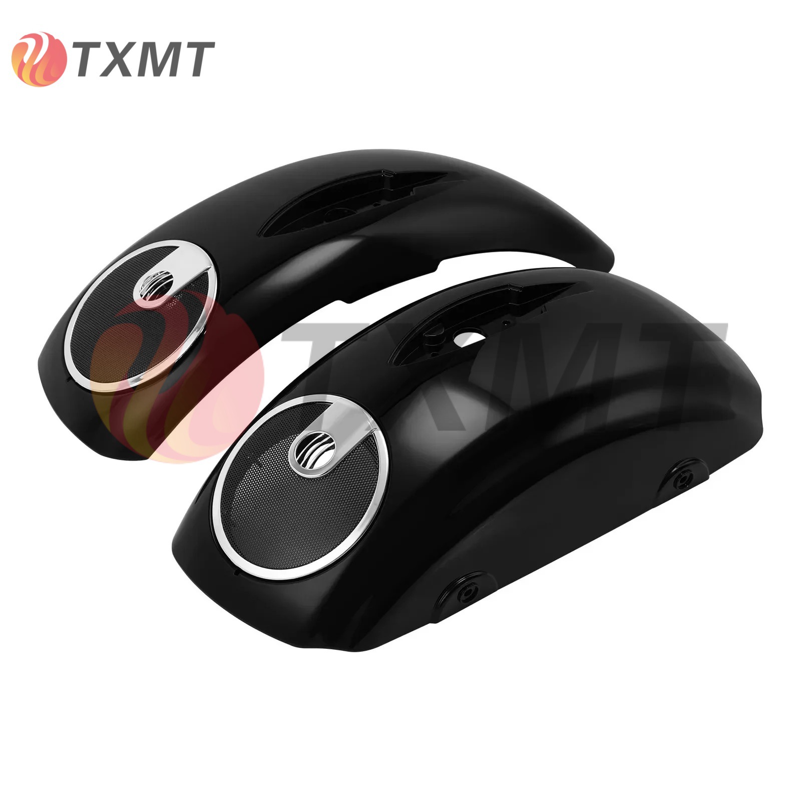 适用印第安黑马首领酋长公路大师改装边箱侧箱音响喇叭边箱盖