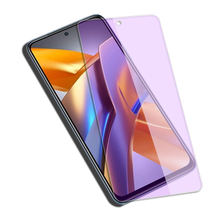 适用小米POCO M5钢化膜poco M5S全屏覆盖MIUI防爆玻璃膜xiaomi海外版手机高清抗指纹护眼防蓝光保护贴