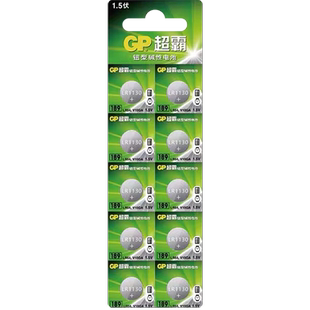 GP超霸纽扣电池全系列A76/192/189/186/LR43/LR44/LR41/LR54碱性