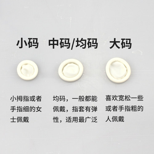 大号小码一次性手指套防滑防静电