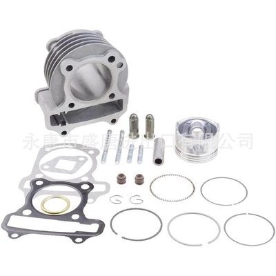 GOOFIT 47mm大口径气缸套件适配GY6 80cc 139QMB ATV踏板车卡丁车