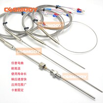 K型铠装热电偶 WRNK-191 E型J型热电偶 探针热电偶 温度传感器err