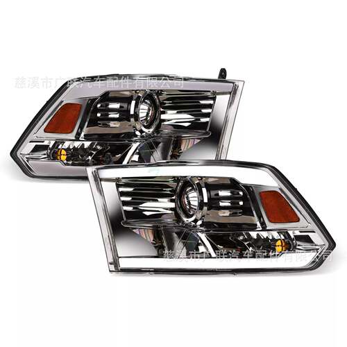 前大灯适用于道奇 RAM 2009 -2014皮卡汽车大灯透镜版 LED日行灯