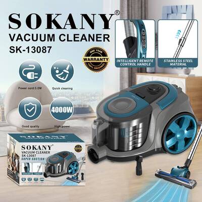 跨境SOKANY13087吸尘器家用4000W大功率大吸力除螨除尘有线吸尘器