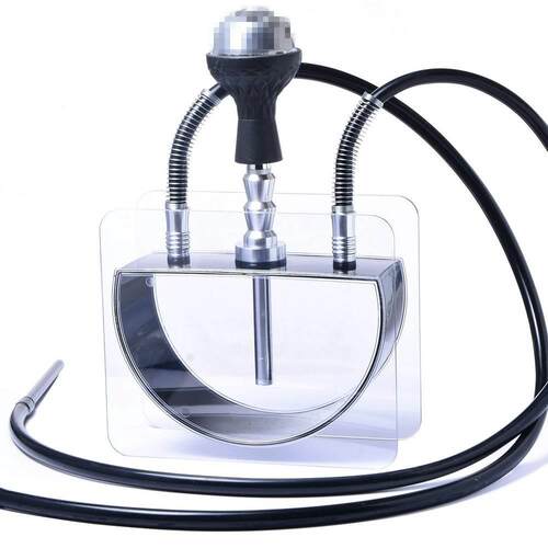 跨境货源供应水烟厂水烟壶套装亚克力半圆壶hookah shisha