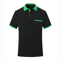 Новый черный зеленый карман воротника