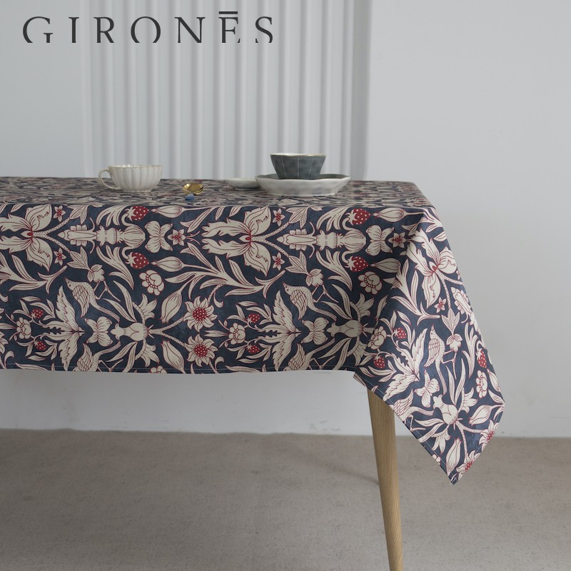 美式轻奢进口Girones防油桌布