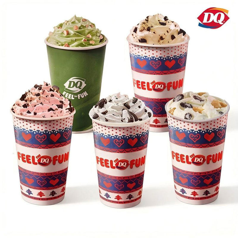DQ暴风雪冰淇淋5选1标准杯门店核销多种口味