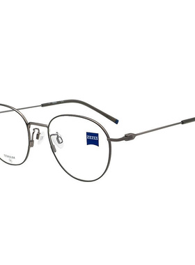 ZEISS蔡司新款镜架男女日式风格文艺简约钛圆框眼镜框ZS22115LB
