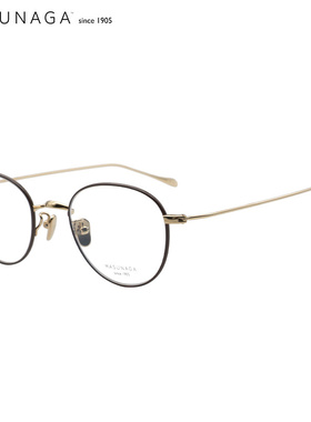 MASUNAGA增永眼镜架男女日本钛材全框远近视镜架GMS396BT+