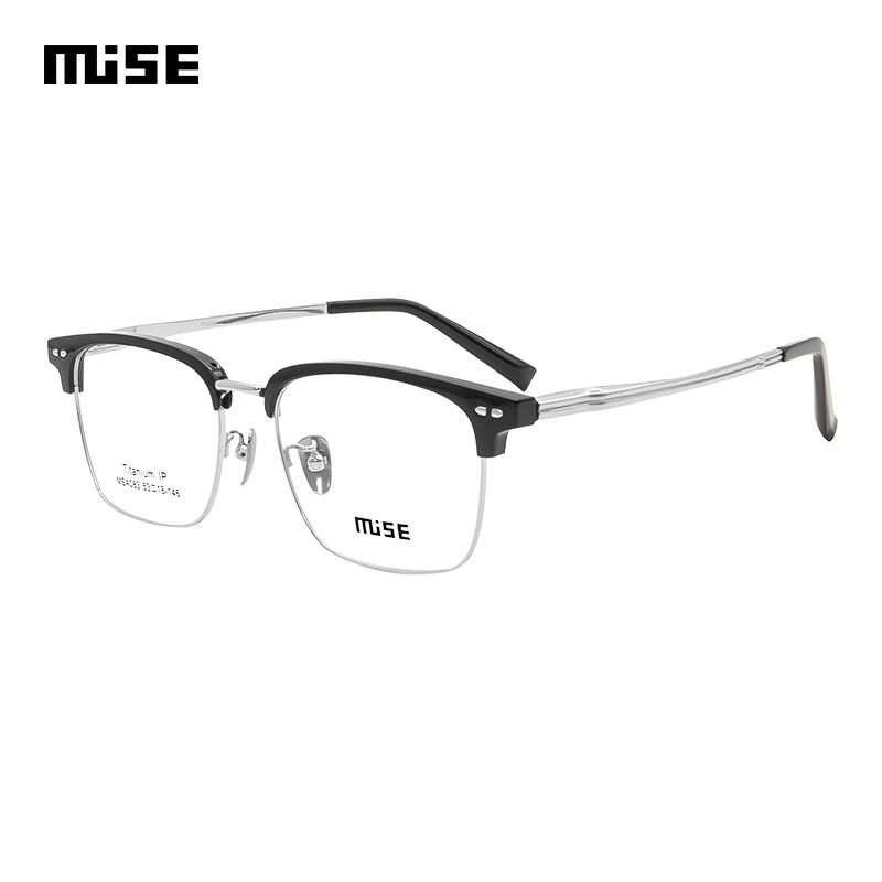 MUISE眼镜框钛材光学镜架男女款眼镜架MSA083