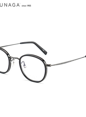 MASUNAGA增永眼镜男女复古全框眼镜架配镜近视光学镜架GMS824