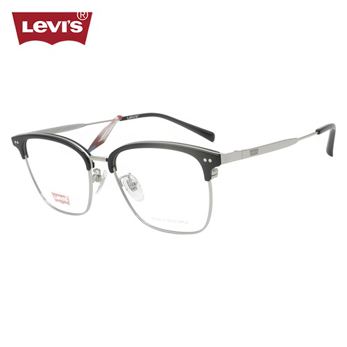 李维斯Levi's眼镜架男女款眉线框简约远近视光学眼镜框LV7260/F