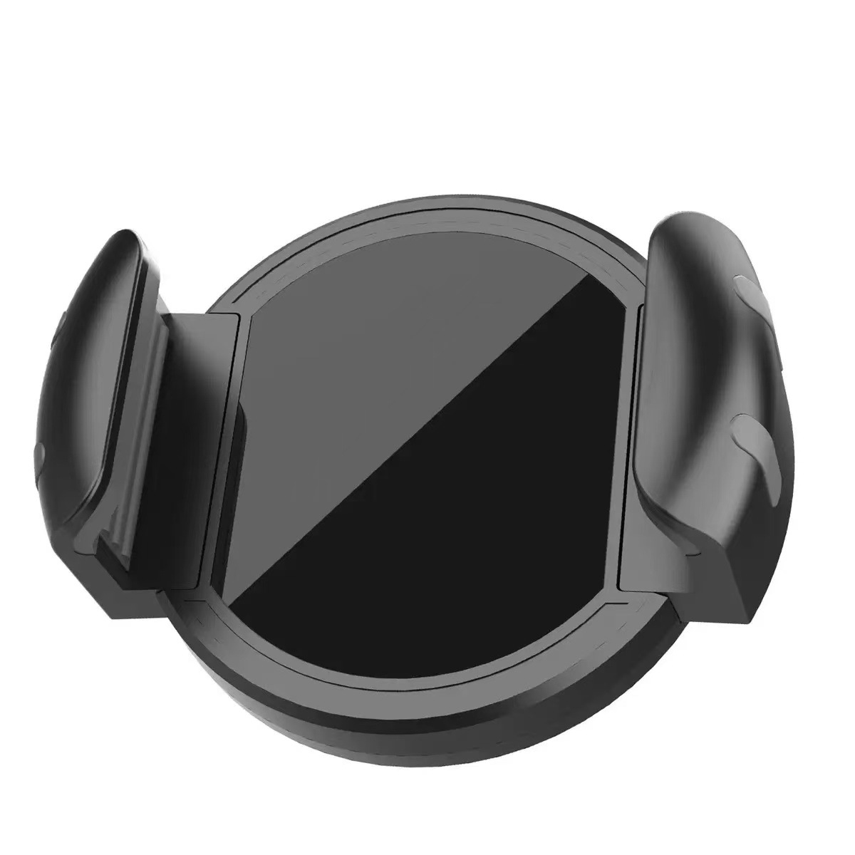 真空吸附盘磁吸车载手机支架黑科技三轴折叠旋转桌面电车手机支架