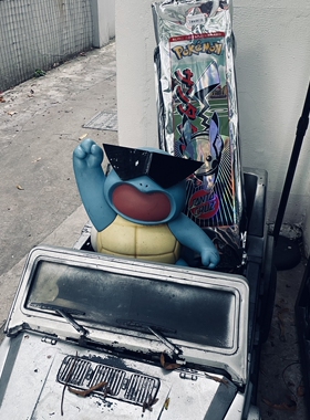 宝可梦滑板盲盒santacruz联名限量周边游戏娱乐