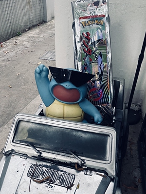 宝可梦滑板盲盒santacruz联名限量周边游戏娱乐