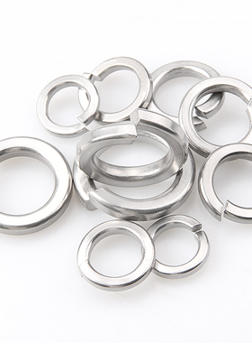 304不锈钢弹簧垫圈垫片开开口弹垫M2M2.5M3M4M5M6M8M10M12M14-M42