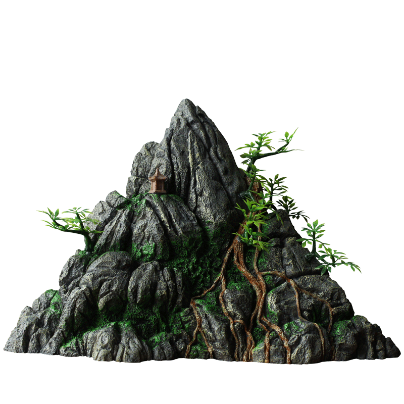 仿真青龙石躲避鱼窝大小套餐假山