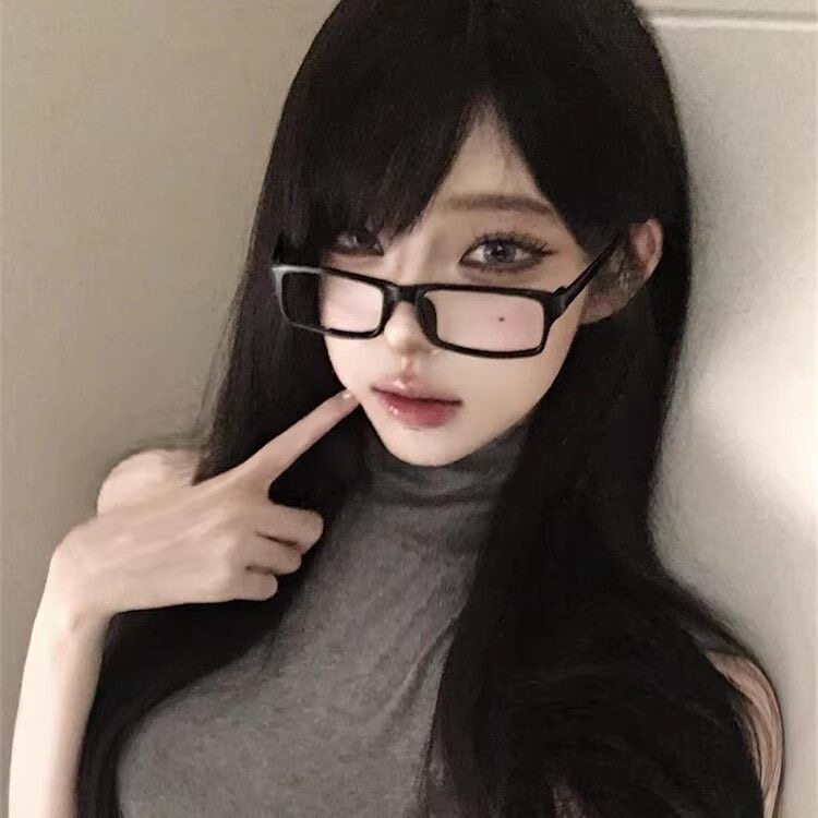 韩版复古小方框眼镜女黑框平光镜素颜神器显瘦可配度数近视眼镜女