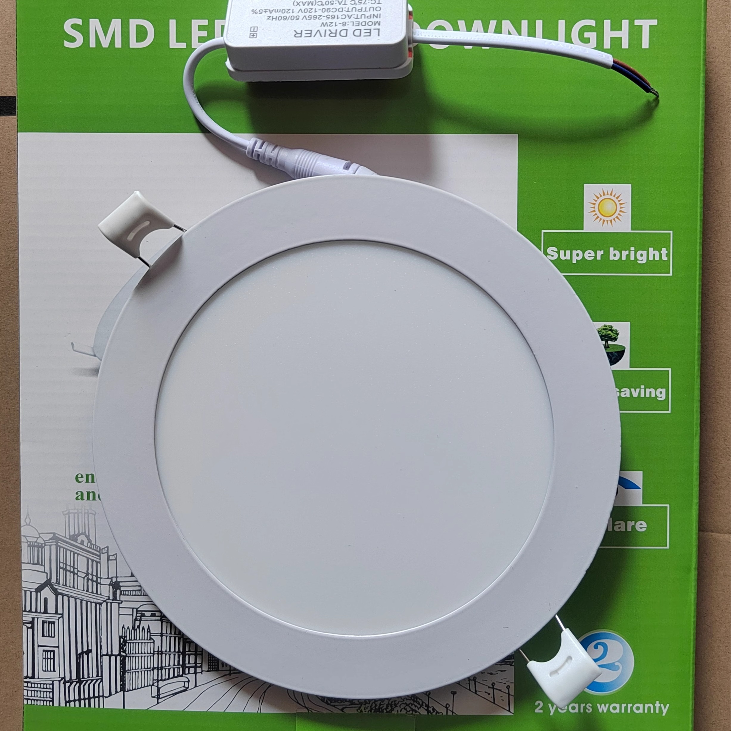 超薄面板超薄筒灯插头款外贸出口