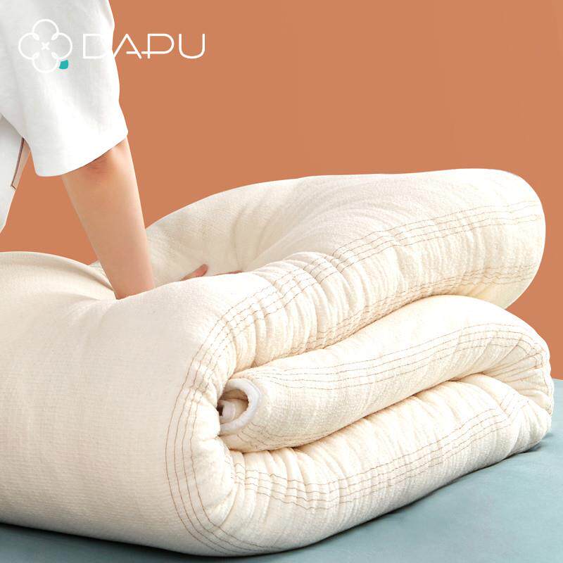 大朴A类新疆棉花被保暖裸胎垫被学生宿舍被子纯棉絮被子冬被褥