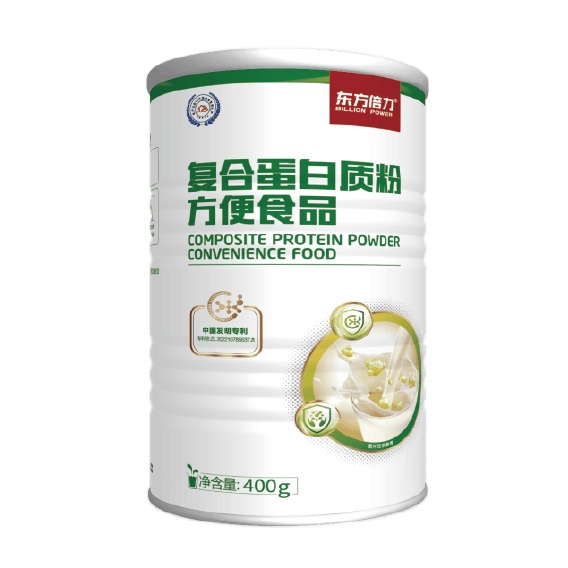 东方倍力复合蛋白质粉方便食品 400g/罐大豆分离蛋白浓缩乳清蛋白