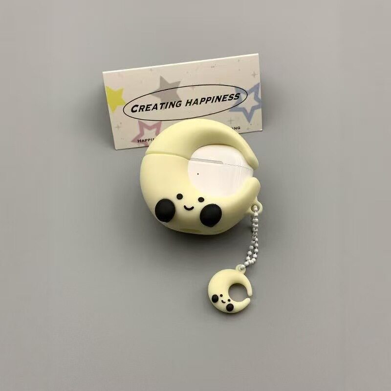 卡通立体垃圾袋airpods4代硅胶蓝牙耳机保护套适用苹果pro3可爱壳