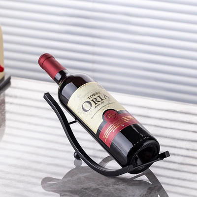 家用红酒杯架酒柜红酒架摆件葡萄酒装饰倒挂酒瓶架子现代轻奢酒架