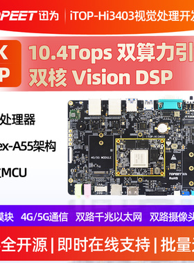 迅为iTOP-Hi3403开发板国产海思AI核心人工智能机器视觉边缘计算