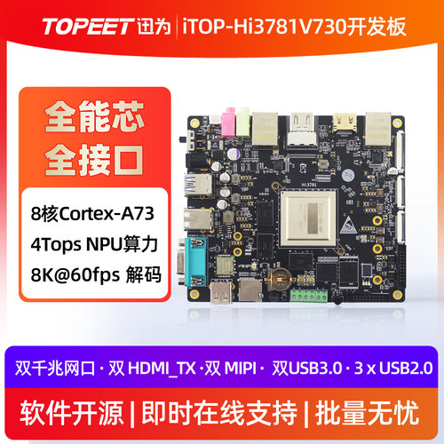 迅为人工智能AI主板Hi3781V730