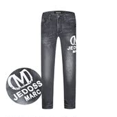 爵迪斯男装 秋冬专柜新款 字母裂痕烫印牛仔裤 JEDOSS 长裤 YL179