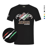 烫钻LOGO抓痕短袖 JEDOSS T恤YF017AM 新款 经典 爵迪斯男装 夏季