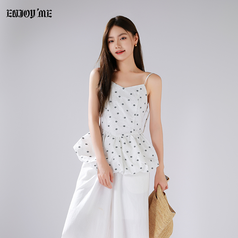 ENJOYME法式复古吊带背心