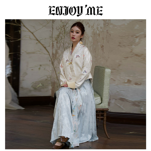 ENJOYME复古套装女春季马面裙