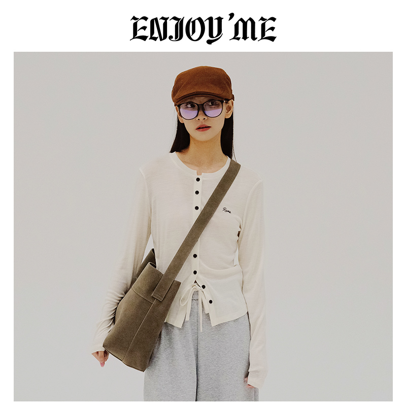ENJOYME商场同款韩版小衫上衣