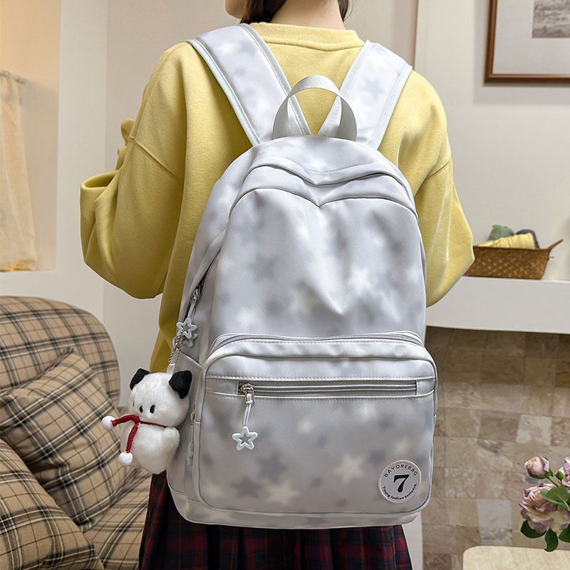 日系ins风高颜值星星印花双肩包女学生大容量背包初中高中生书包,箱包皮具/热销女包/男包,双肩背包,淘宝优惠券,粉丝福利购,淘宝优惠卷