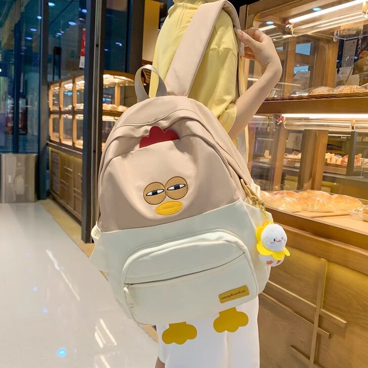 可爱书包女百搭休闲大容量旅行包